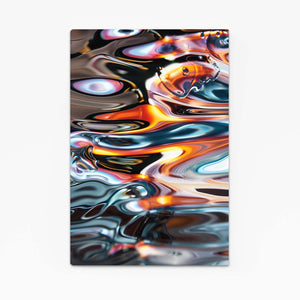 Tableau Abstrait Reflets Liquides | TableauDecoModerne®