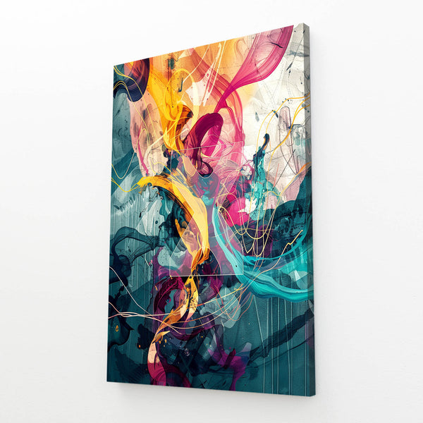 Tableau Abstrait Rhapsodie Chromatique | TableauDecoModerne®