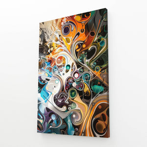 Tableau Abstrait Spirale Chromatique | TableauDecoModerne®