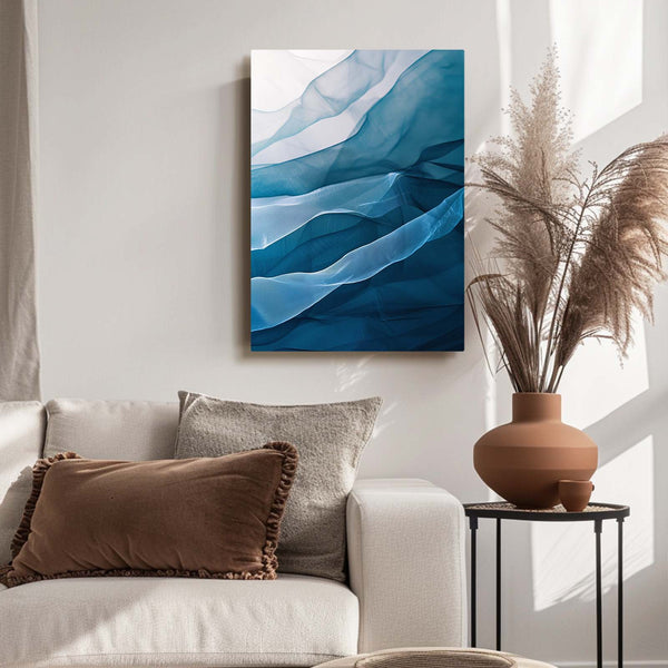 Tableau Abstrait Vagues Éthérées | TableauDecoModerne®