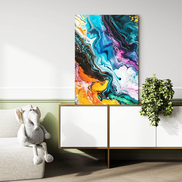 Tableau Abstrait Vortex Chromatique | TableauDecoModerne®