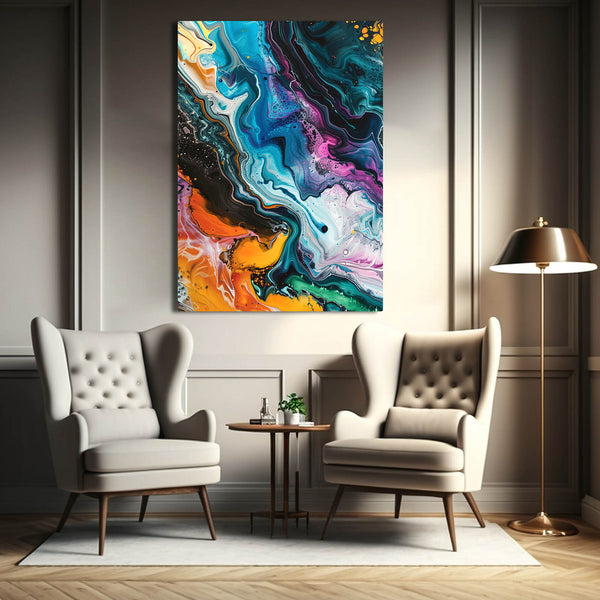 Tableau Abstrait Vortex Chromatique | TableauDecoModerne®