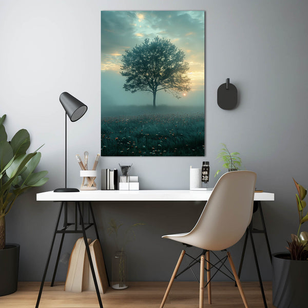 Tableau Arbre Aube Mystique | TableauDecoModerne®