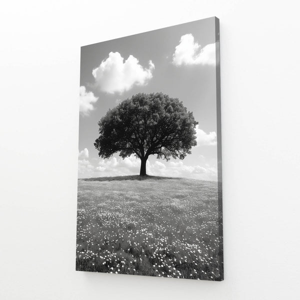 Tableau Arbre Champ Serein | TableauDecoModerne®