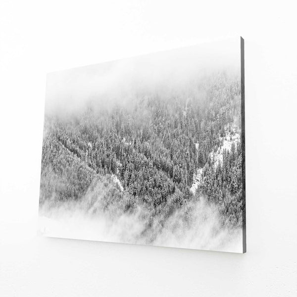 Tableau Arbre Forêt Enneigée | TableauDecoModerne®