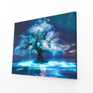 Tableau Arbre Lumière Fantastique | TableauDecoModerne®