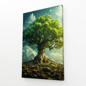 Tableau Arbre Majestueux Verdoyant | TableauDecoModerne®