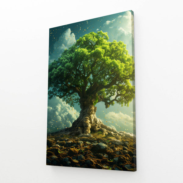 Tableau Arbre Majestueux Verdoyant | TableauDecoModerne®