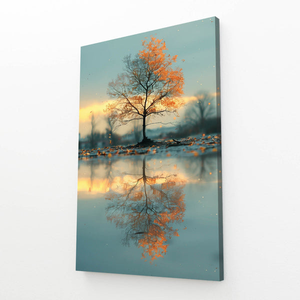 Tableau Arbre Reflet Automnal | TableauDecoModerne®