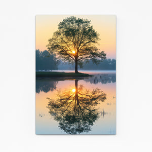 Tableau Arbre Reflet du Matin | TableauDecoModerne®