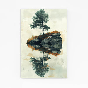 Tableau Arbre Reflet Rocailleux | TableauDecoModerne®