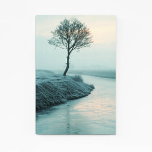 Tableau Arbre Rivière Gelée | TableauDecoModerne®