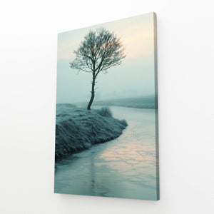 Tableau Arbre Rivière Gelée | TableauDecoModerne®