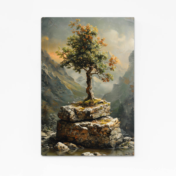 Tableau Arbre Sommet Rocailleux | TableauDecoModerne®