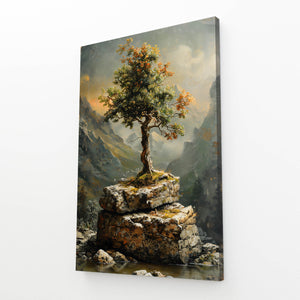 Tableau Arbre Sommet Rocailleux | TableauDecoModerne®