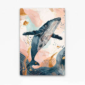 Tableau Baleine Abstraite | TableauDecoModerne®