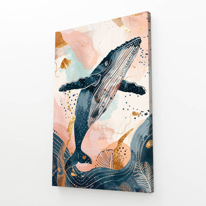 Tableau Baleine Abstraite | TableauDecoModerne®