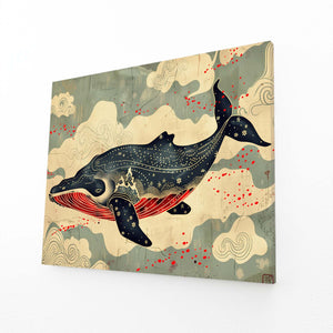 Tableau Baleine Céleste Japonaise | TableauDecoModerne®