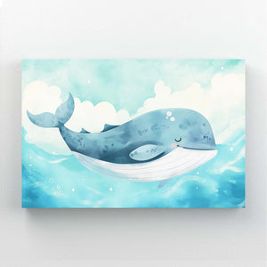 Tableau Baleine Douceur Marine | TableauDecoModerne®