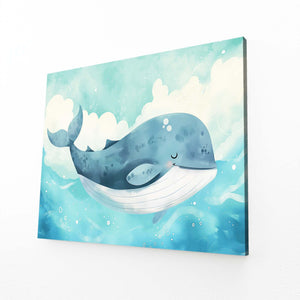 Tableau Baleine Douceur Marine | TableauDecoModerne®