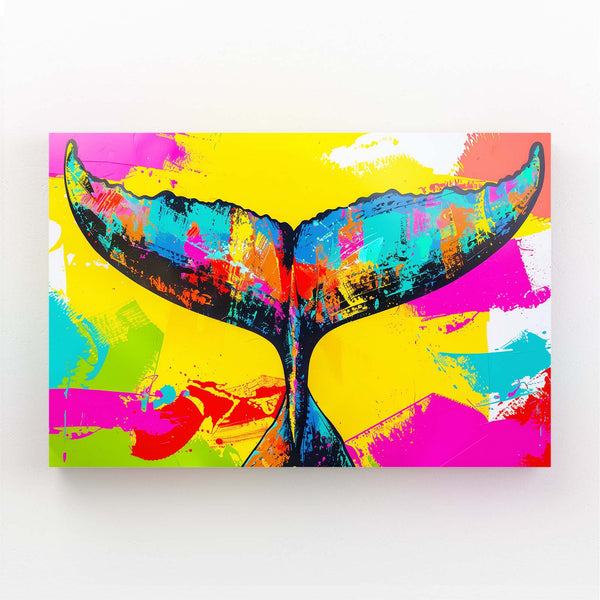 Tableau Baleine Explosion de Couleurs | TableauDecoModerne®