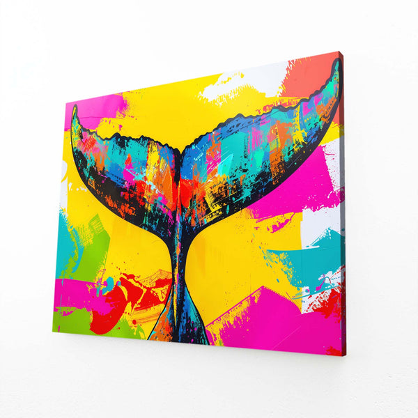 Tableau Baleine Explosion de Couleurs | TableauDecoModerne®