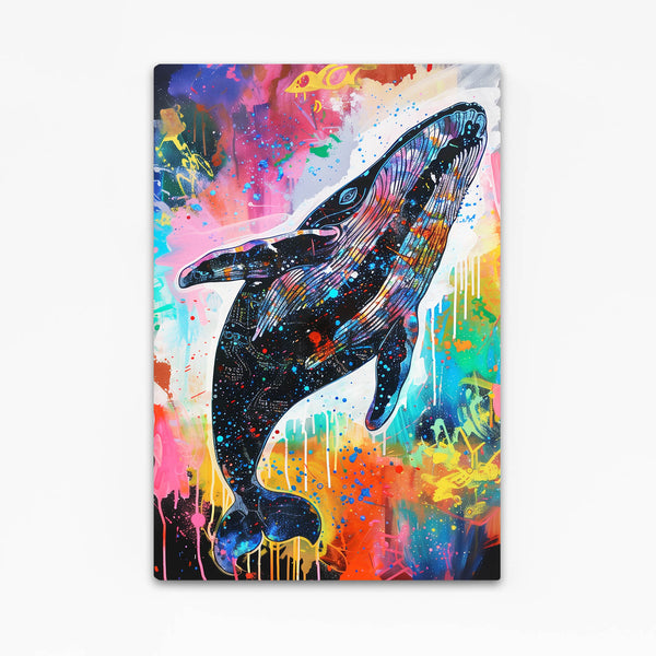 Tableau Baleine Fantaisie Colorée | TableauDecoModerne®