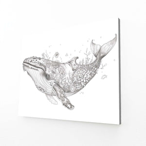 Tableau Baleine Poétique | TableauDecoModerne®