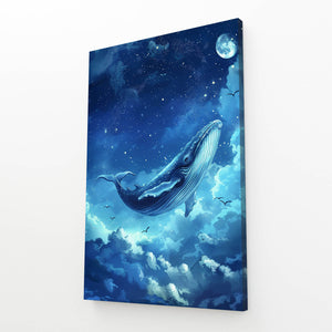 Tableau Baleine Rêve Céleste | TableauDecoModerne®