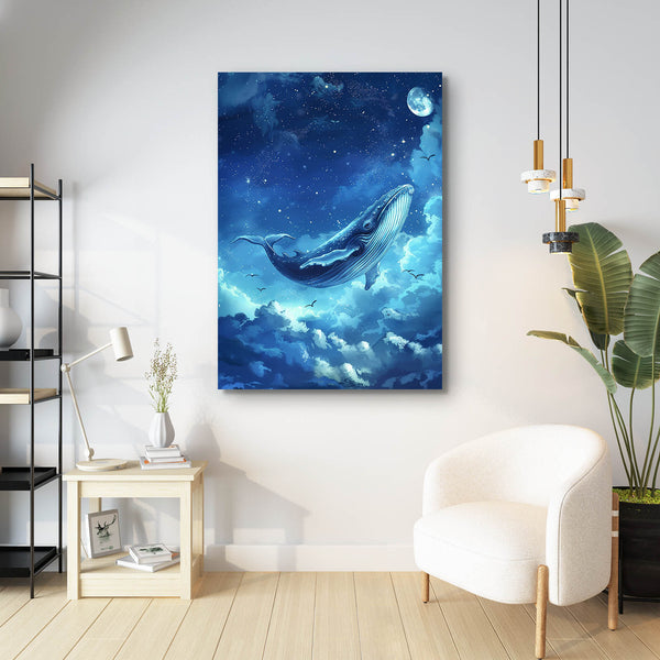 Tableau Baleine Rêve Céleste | TableauDecoModerne®