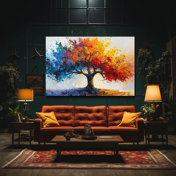 Tableau Coucher de Soleil Arbre | TableauDecoModerne®