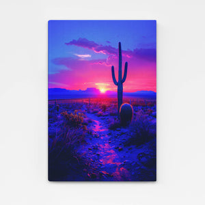 Tableau Désert Coucher de Soleil | TableauDecoModerne®