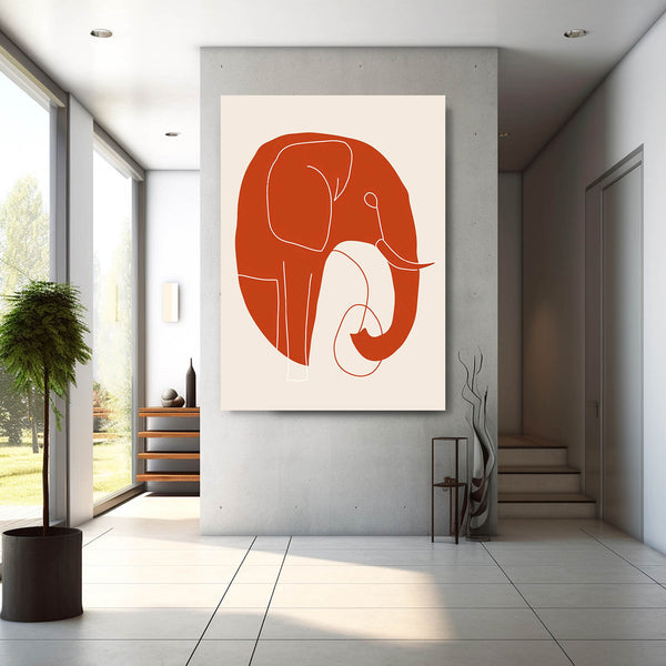 Tableau Elephant Cocktail Scandinave | TableauDecoModerne®