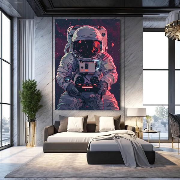 Tableau Espace Astronaute Futuriste | TableauDecoModerne®