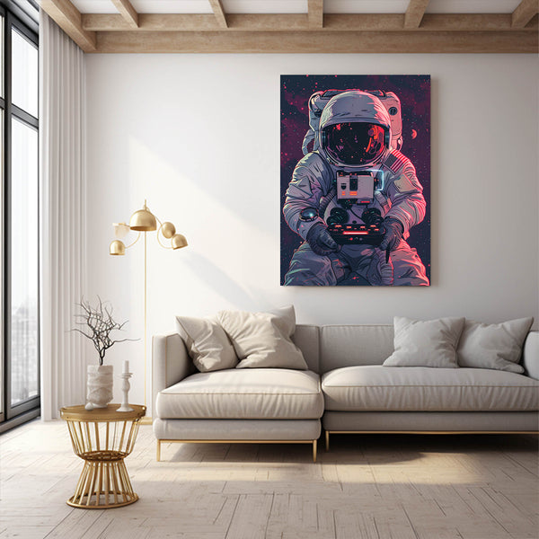 Tableau Espace Astronaute Futuriste | TableauDecoModerne®