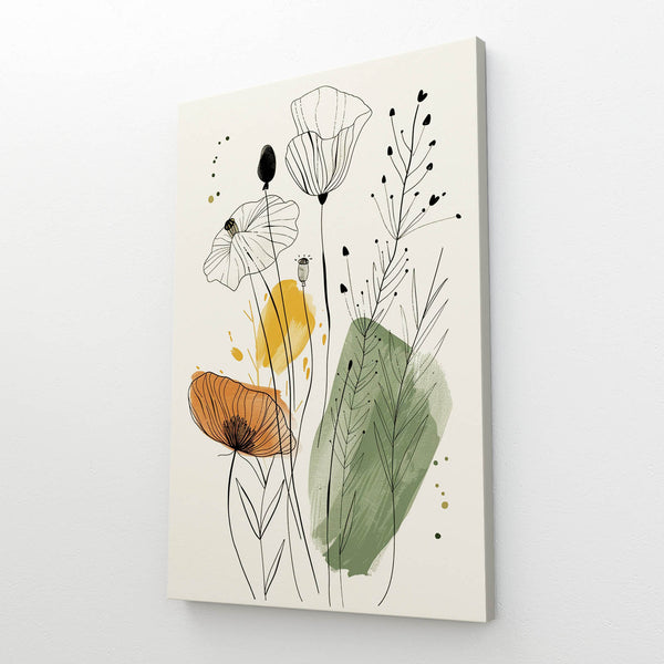 Tableau Fleur Scandinave Deco | TableauDecoModerne®