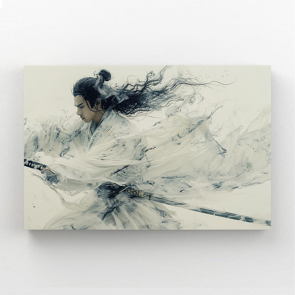 Tableau Japonais Samourai Ethere | TableauDecoModerne®