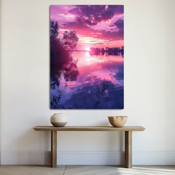 Tableau Lac Coucher de Soleil | TableauDecoModerne®