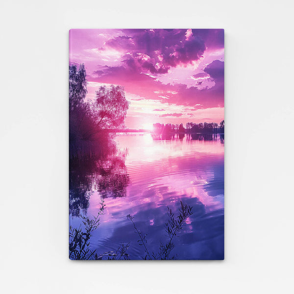 Tableau Lac Coucher de Soleil | TableauDecoModerne®