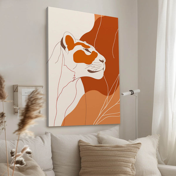 Tableau Lion Scandinave | TableauDecoModerne®