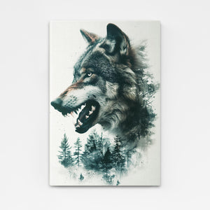 Tableau Loup Alpha | TableauDecoModerne®