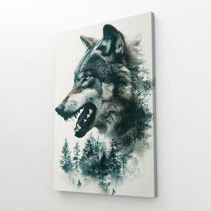 Tableau Loup Alpha | TableauDecoModerne®