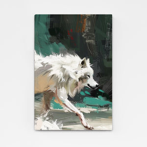 Tableau Loup Blanc | TableauDecoModerne®