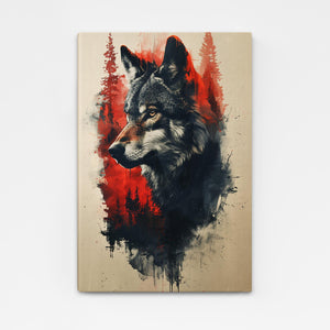 Tableau Loup Éclatant | TableauDecoModerne®