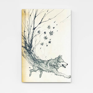 Tableau Loup Envolé | TableauDecoModerne®