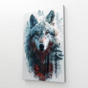 Tableau Loup Éthéré | TableauDecoModerne®