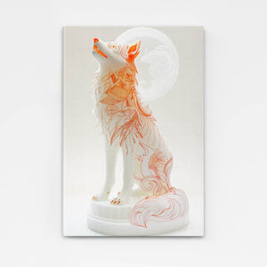 Tableau Loup Fantaisie | TableauDecoModerne®