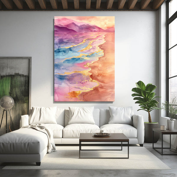 Tableau Plage Coucher de Soleil | TableauDecoModerne®