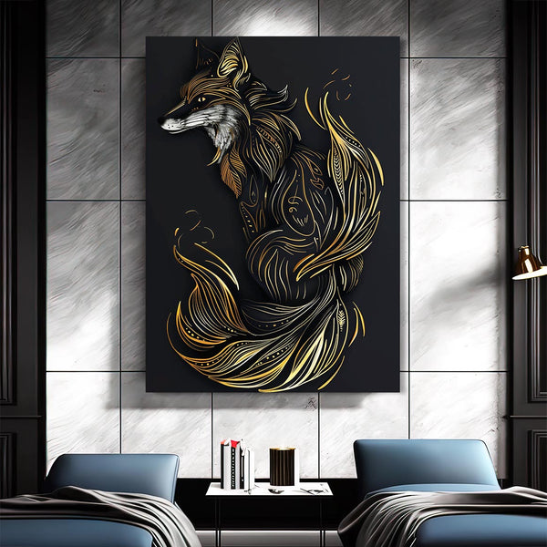 Tableau Renard Envoûtant | TableauDecoModerne®