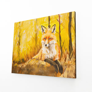 Tableau Renard Forêt | TableauDecoModerne®